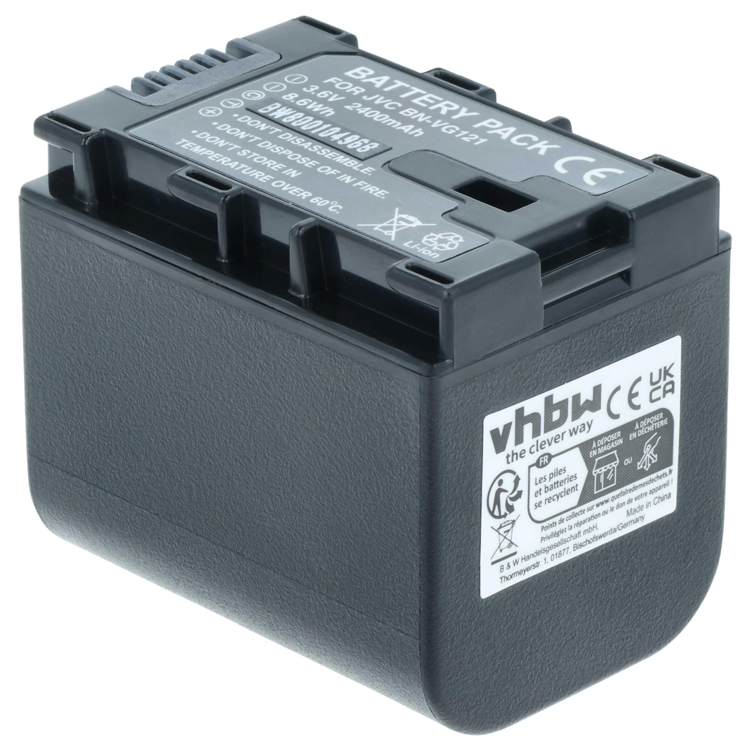vhbw 2X Akku kompatibel mit JVC GZ-MS215SEU