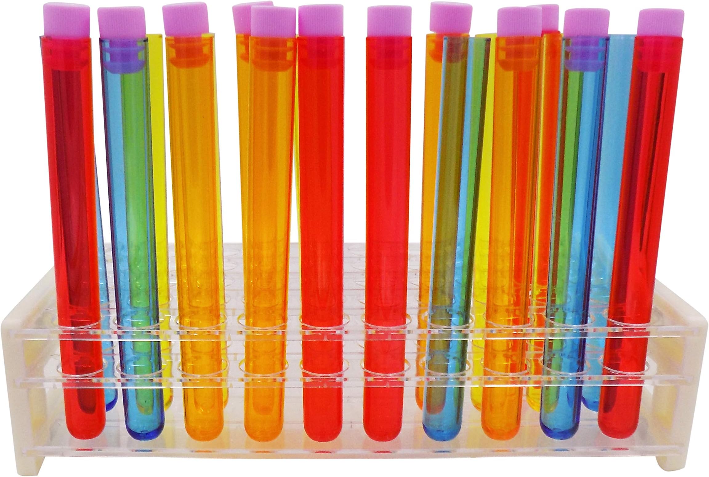 Test Tube Shooters with Lid - Test Tube Shot Filler - Test Tubes for Parties – 50 Test Tubes for Shooters & Test Tube Rack for Shots – Get the Party Started with the Test Tube Shot Kit!