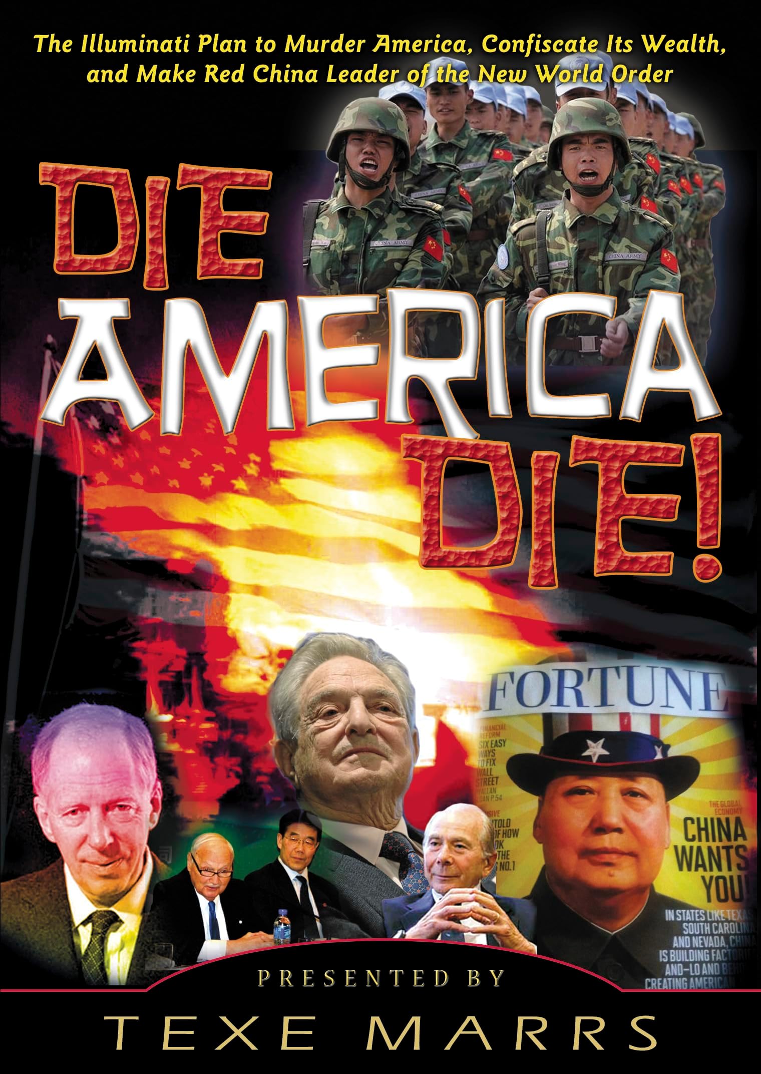 Rivercrest Publishing Die, America, Die!: The Illuminati Plan to Murder America, Confiscate