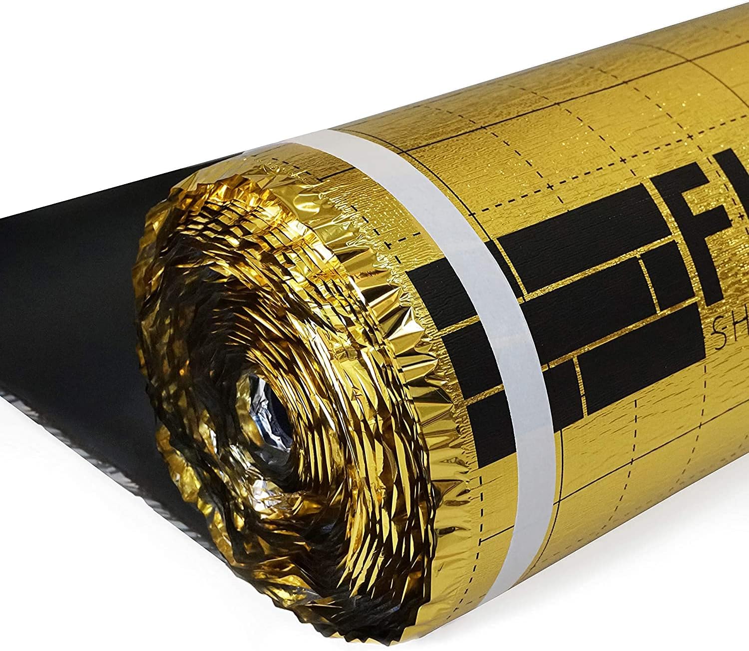 FLOORLOT SHOP. FLOORS. DELIVERED. Gold 200sqft 3mm Laminate Flooring Vapor Barrier Premium Silent Underlayment : Everything Else