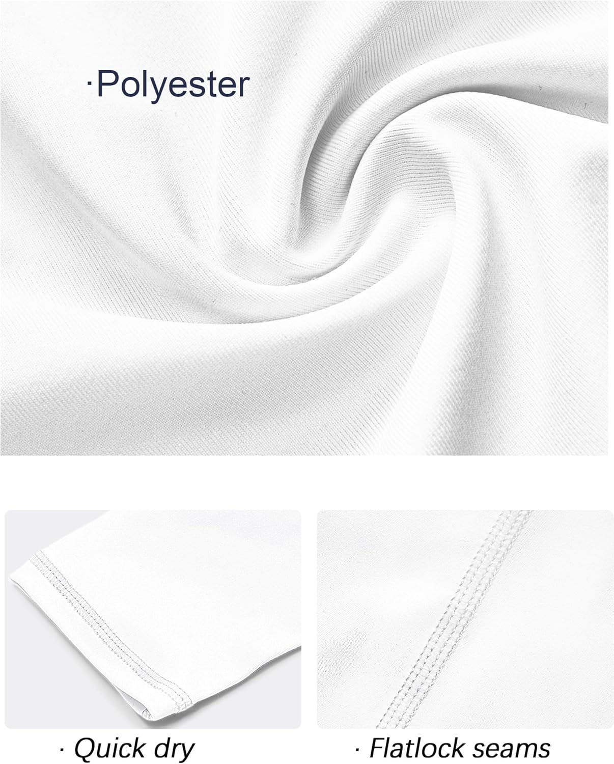 TELALEO 4, 3, 2, 5/1 Pack Boys' Girls' Compression Shirts Youth Long Sleeve Undershirt Sports Moisture Wicking Baselayer - Image 5