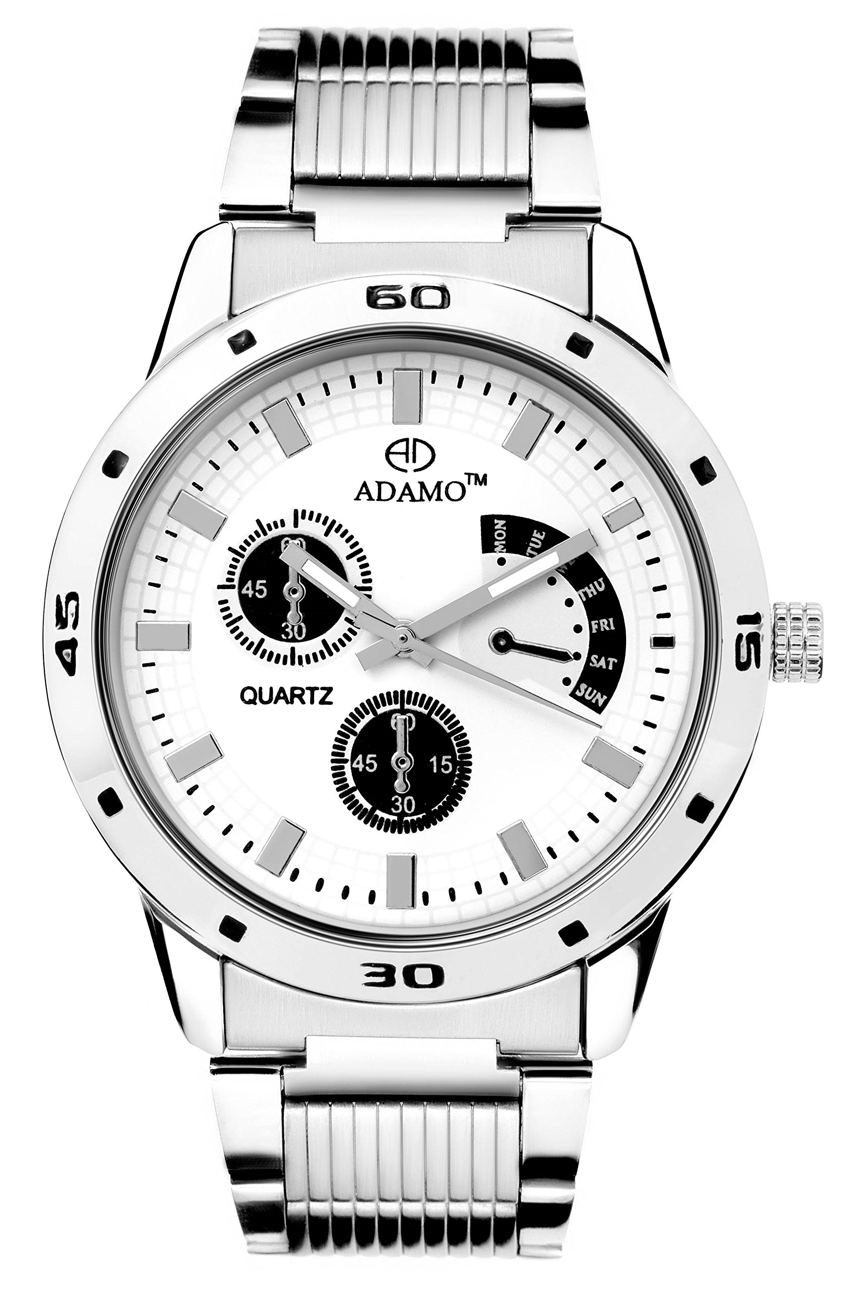 ADAMO Designer Blue Dial Mens & Boys Watch AD105 (B00O20XASS) Amazon Price History, Amazon Price Tracker