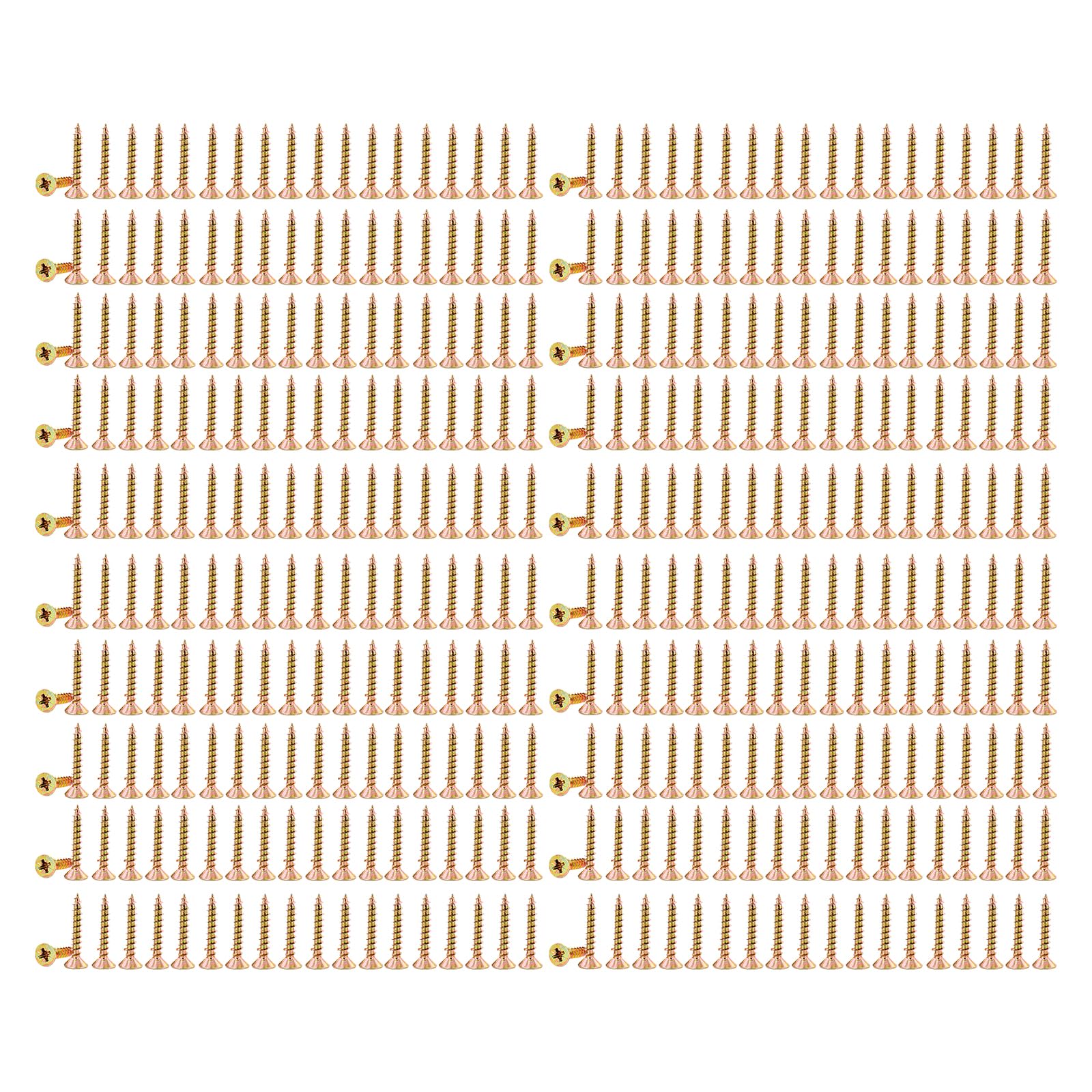 500Pcs 4mm Crosses Flat Head Tapping Screw Countersunk Head Wood Screws Pans Head Sheet Metal Screws Drywalls Nails