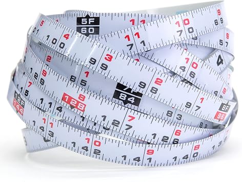 Kreg 12-Foot Self-Adhesive Measuring Tape - Right to Left Reading Bench Ruler - Stick On Precision Workshop Scale - KMS7723