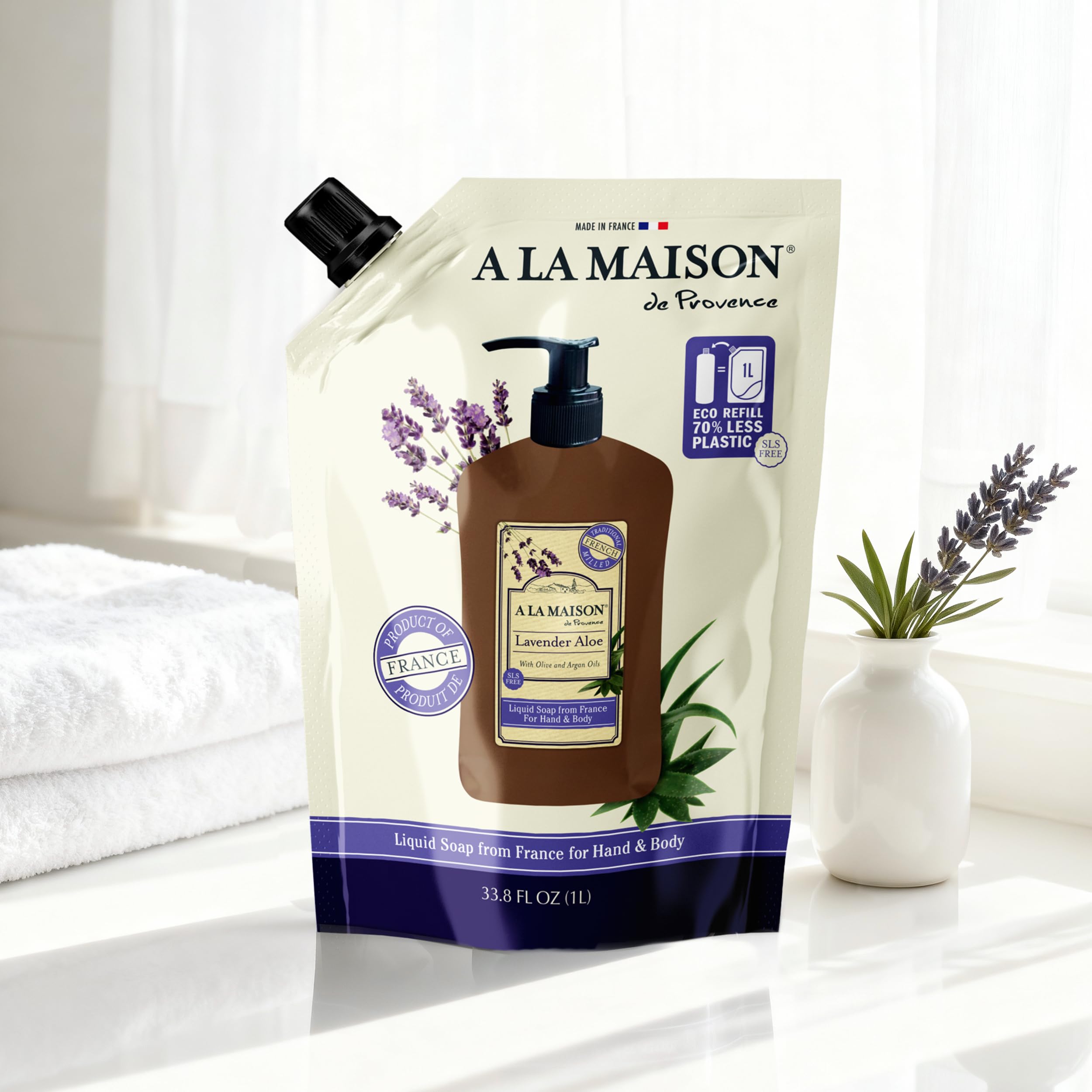 Amazon.com: A LA MAISON French Liquid Hand Soap RefilL - Natural