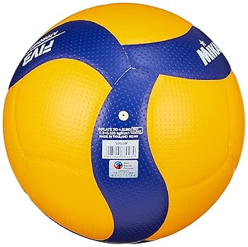 Amazon | (ミカサ) MIKASA バレー5号 国際公認球 黄/青 | ミカサ