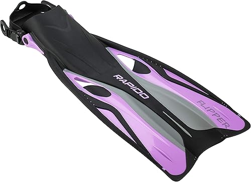 Miniatura 5 de Phantom Aquatics Rapido Boutique Collection Clareza - Juego de máscara de lente de vidrio templado con tres ventanas, con bolsa de transporte