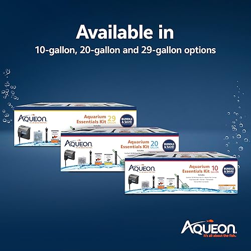 Aqueon Fish Tank Aquarium Essentials Starter Kit for — close-up of materials and construction quality