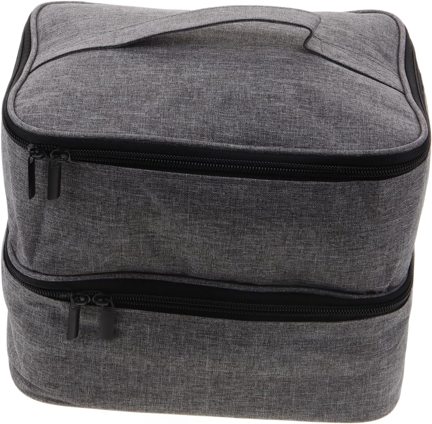 Essential Oil Case Double Nail Polish Organizer Bag for Travel Compact Storage Compartments for Nail Polish and Essential Oils Convenient Carrying for Luggage