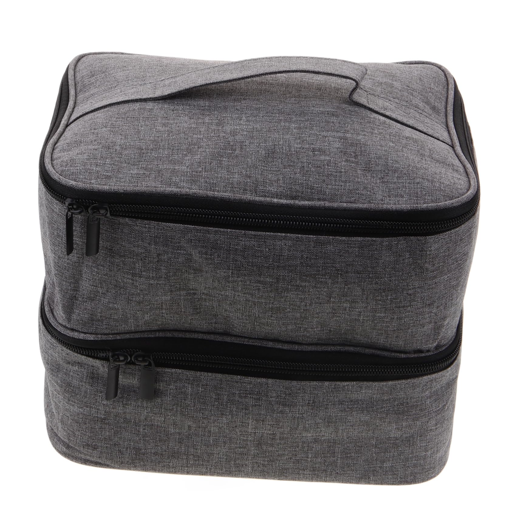 WOFASHPURET Double Layer Lipstick Nail Polish Storage Bag Essential Oil Carrying Case for Travel Organizing Nail Polish Holder Bag