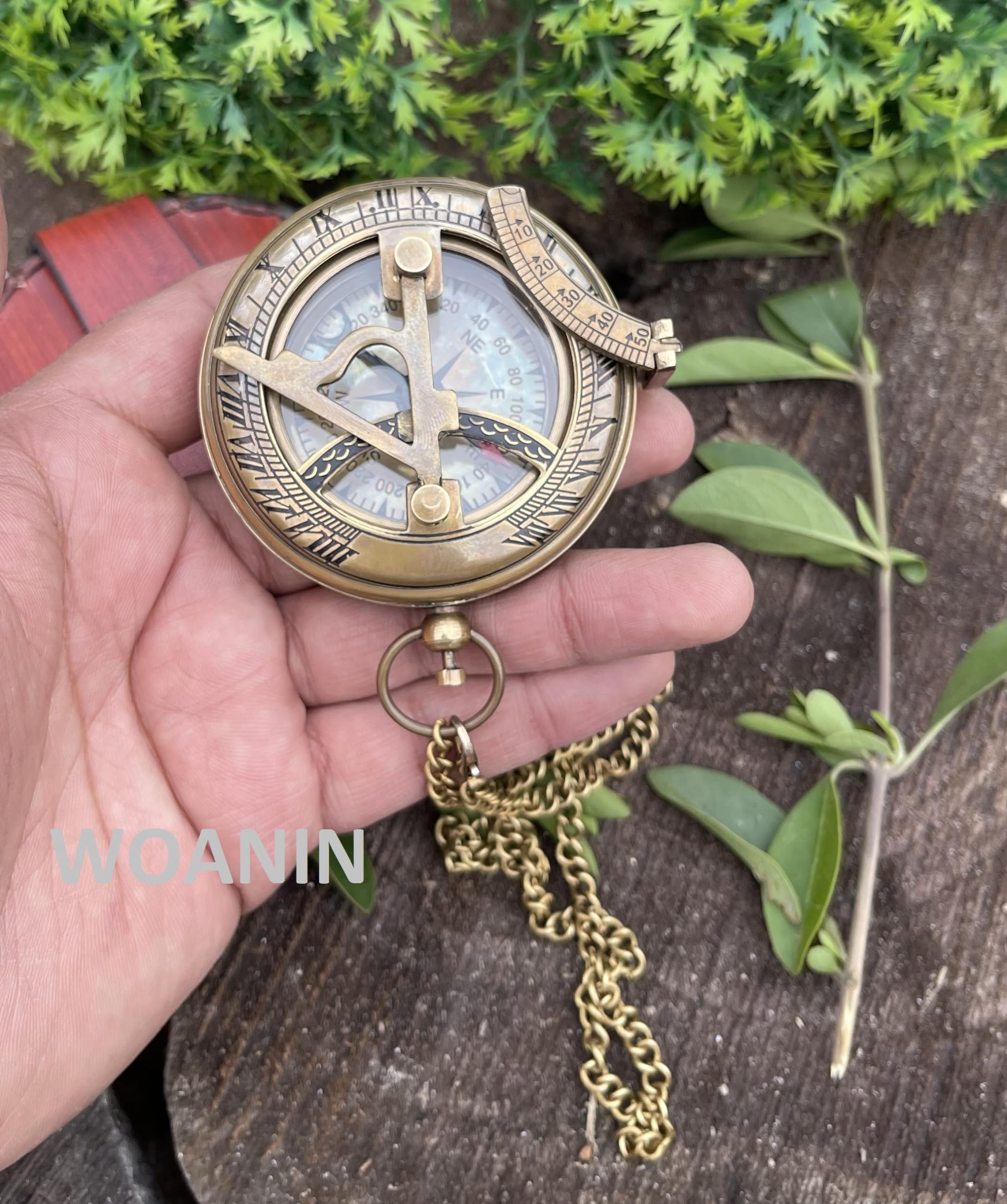 WOANIN Personalized Bussola, regalo per marito, figlio, a mio uomo, a nostro figlio, al mio fidanzato, papà, fidanzato, per bussola personalizzata