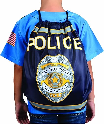 Miniatura 2 de Aeromax Astronaut Mochila con cordón, policía 6 piezas, NA, Azul