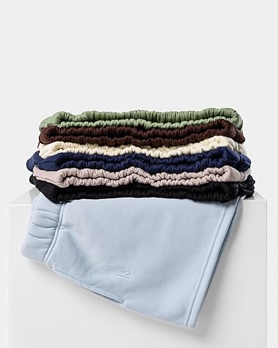 Miniatura 5 de Kamo Fitness CozyTec Pantalones Cortos de Sudadera para Mujer de Cintura Alta para Descanso Cómodos Casuales de Algodón con Bolsillos