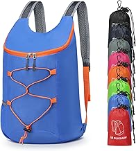 20L Hiking-Daypack Lightweight Foldable Travel Packable Backpack for Camping Cycling Outdoor, Blue