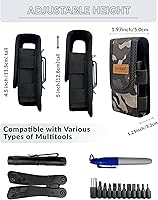 Vista 3 de Funda multiherramienta, funda multiherramienta para cinturón, funda multiherramienta, soporte para cinturón de bolsillo, bolsa de herramientas