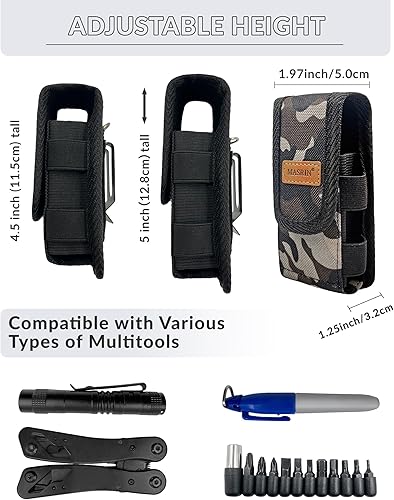 Miniatura 3 de Funda multiherramienta, funda multiherramienta para cinturón, funda multiherramienta, soporte para cinturón de bolsillo, bolsa de herramientas