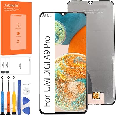Screen for Umidigi A9 Pro Screen Replacement for UMI A9 Pro LCD Screen A9 Pro Touch Display Digitizer Assembly Repair Partsï¼ˆBlackï¼‰