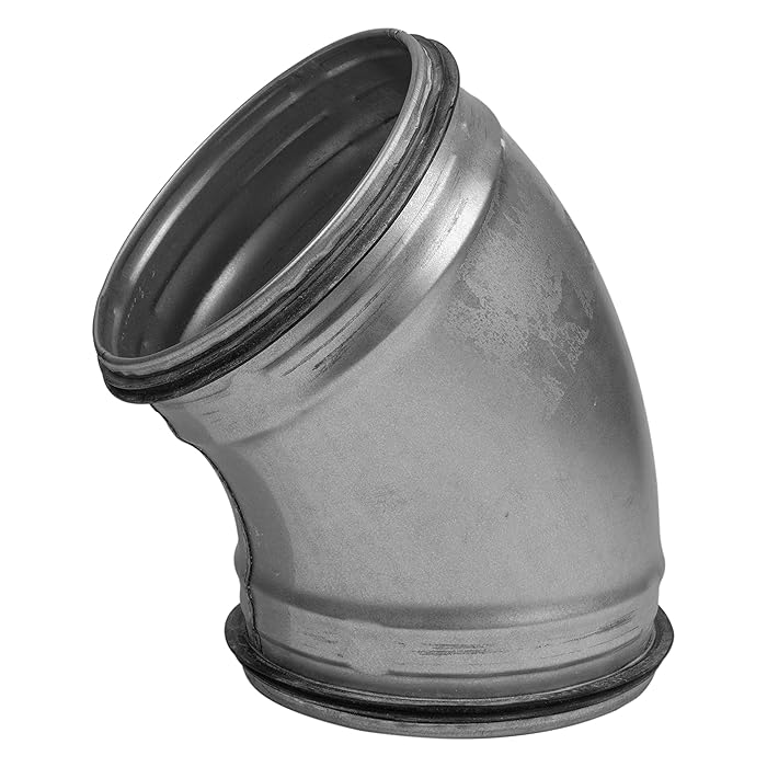 Buy Duct Connector Elbow Dryer Vent Pipe Elbow Metal Tube for HVAC (4