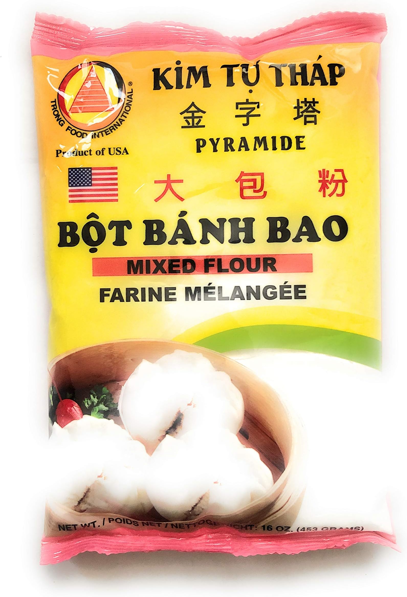 Bot Banh Bao (Mixed Flour) - 16oz (Pack of 3)