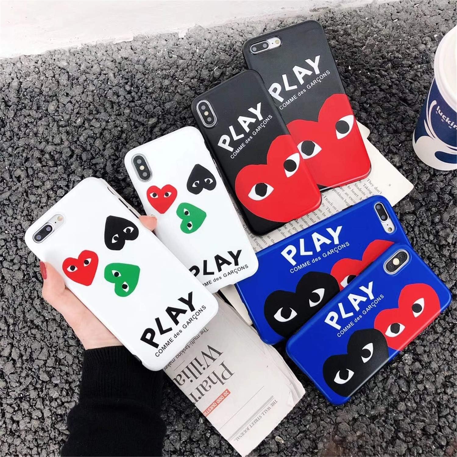 Amazon Co Jp Cdg Play Comme Des Garcons Iphone用シリコンケース For Iphone 6 6s Plus 家電 カメラ