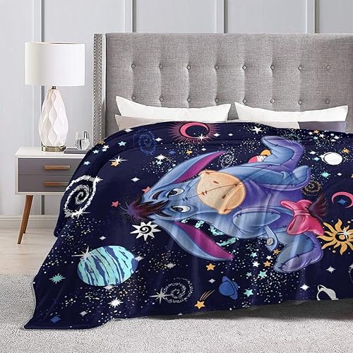 Miniatura 6 de Manta súper suave con aire acondicionado, para sofá, silla, oficina, viajes, camping, cama, regalo (80 x 60 pulgadas, color 1)