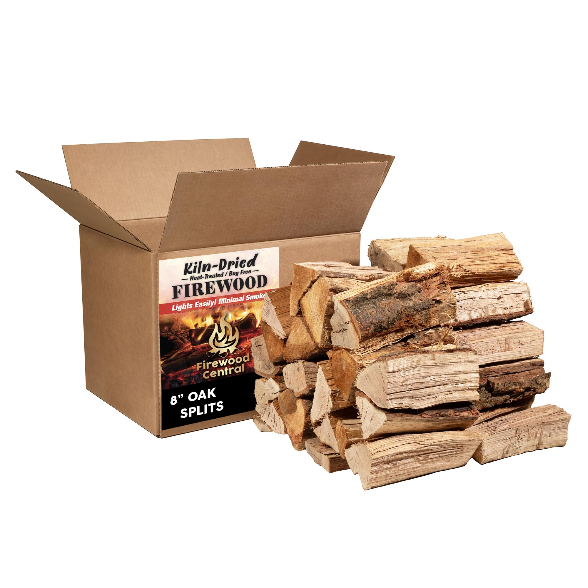 Amazon.com : Firewood Central Kiln-Dried PA Oak – 8” Splits
