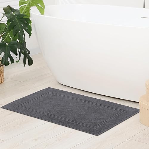 Miniatura 6 de Tens Towels Alfombrillas de baño 100% algodón de 20 x 32 pulgadas (no una alfombra de baño), súper absorbentes, toallas de piso de calidad de hotel,