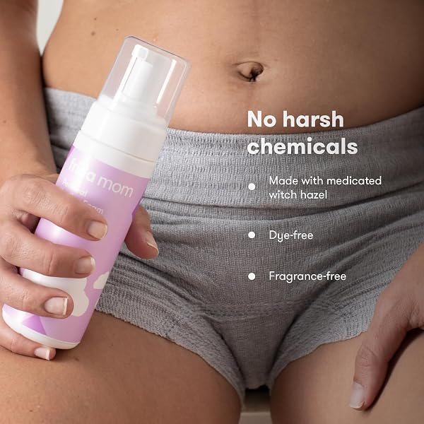 Frida Mom Witch Hazel Perineal Healing Foam for Postpartum Care, Cooling Pain Relief and Hemorrhoid Treatment, 5 Fl Oz - 5