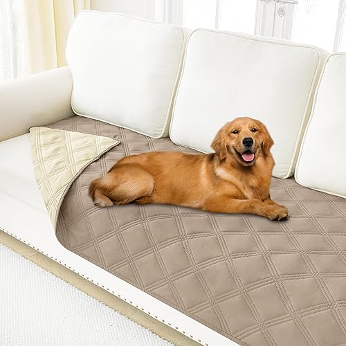 Miniatura 69 de Smiry Manta Impermeable para Cama de Perro 30x70, Manta Suave Reversible para Mascotas, Cubierta Lavable a Prueba de Fugas para Sofá de Gatos y Azul