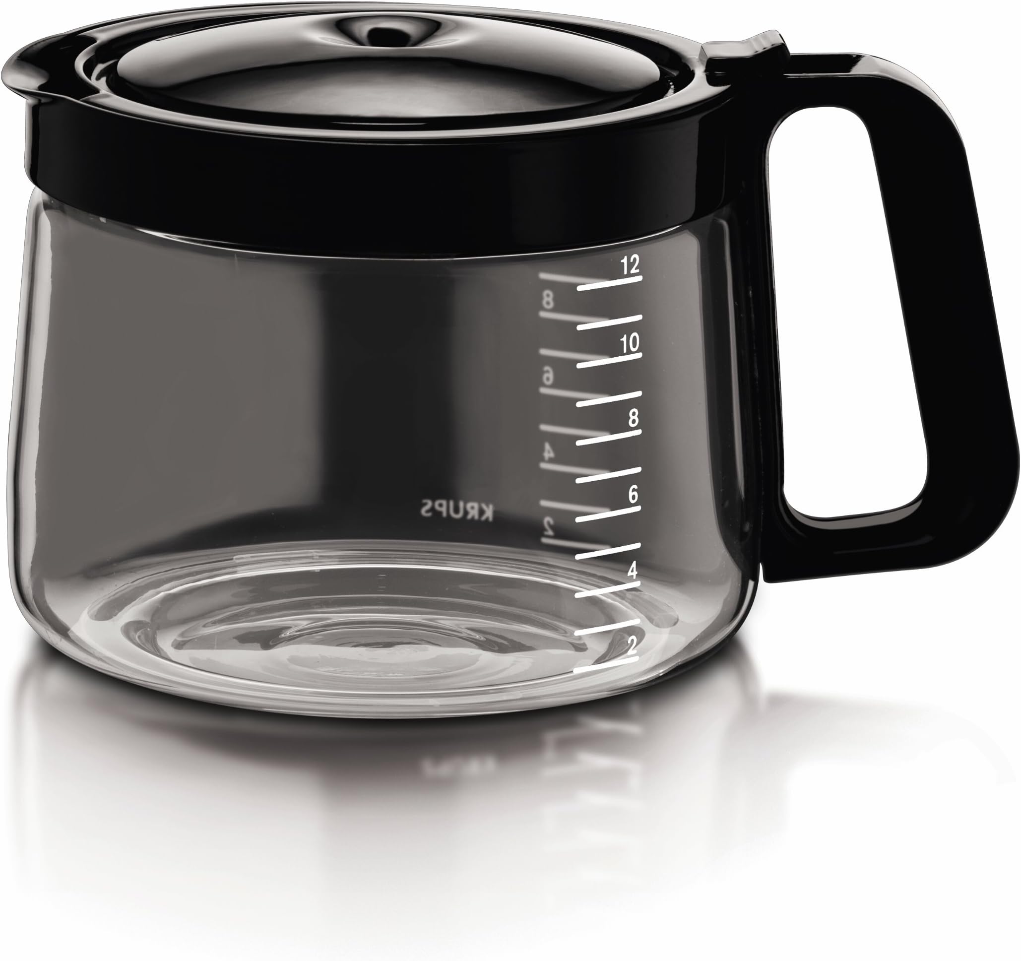KRUPS XB502050 Coffee Carafe for Coffee Maker Machine KM4055 and KM5055, 12-Cup, Black
