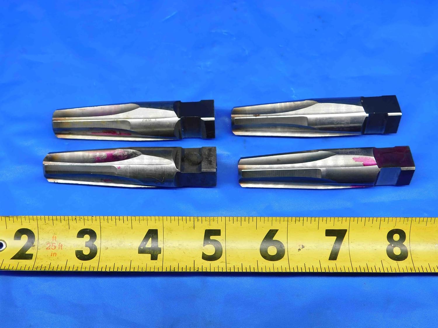 4pcs Regal-BELIOT 1/2-14 O.D. HSS Modified Pipe Reamer 4 Flute .5 .5000 ONSIZE - BR2135AA3