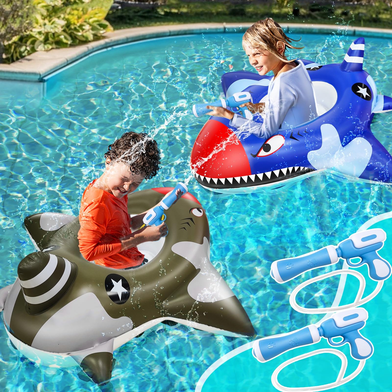 Jet Ski Kids Pool Floats Pool Fun Sunrad Pool Floats For Kids With