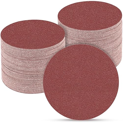 Miniatura 47 de 165 piezas, discos de lija de 5 pulgadas redondos, papel de lija de gancho y bucle para lijadora orbital aleatoria, grano 40 60 80 120 150 240 320