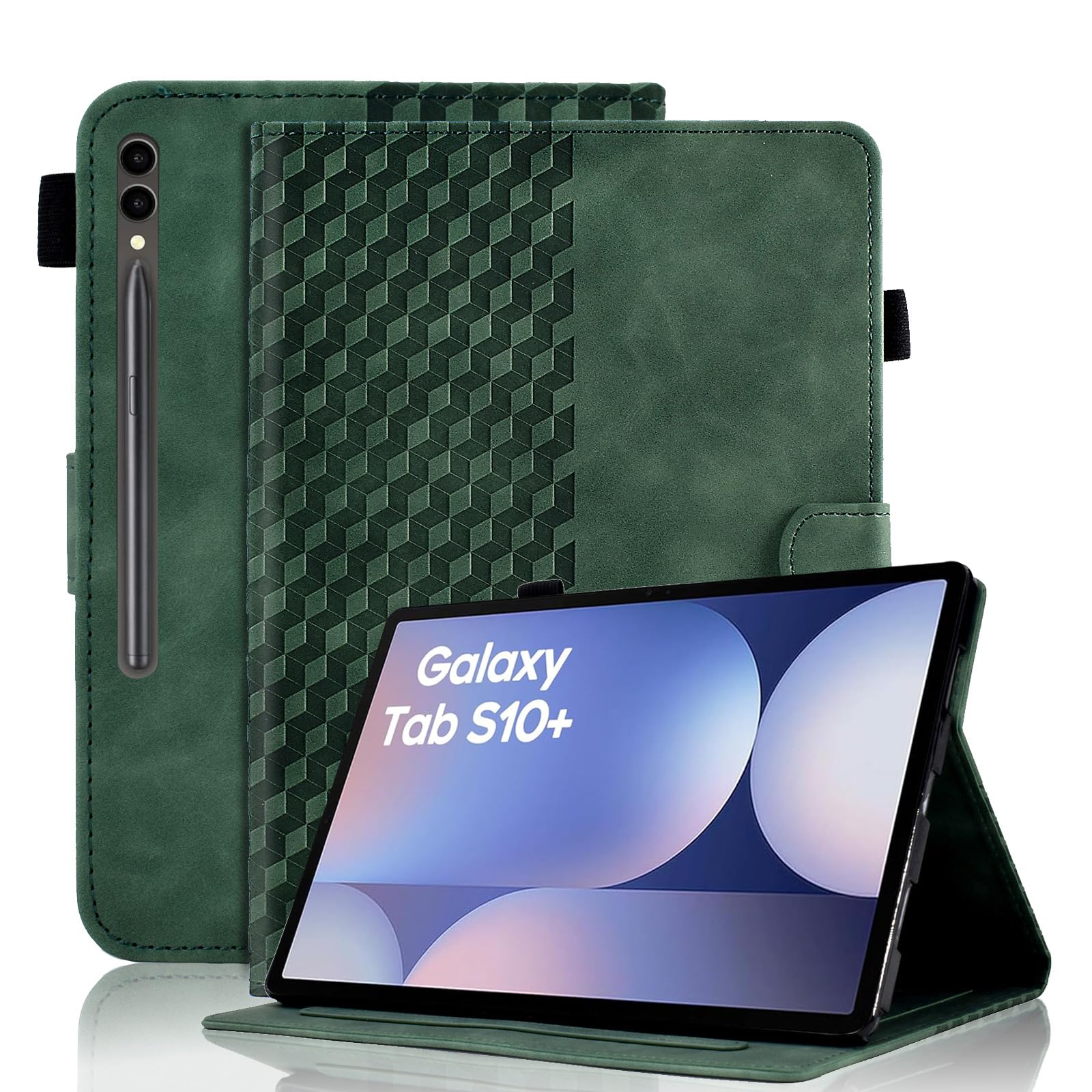 Case for Honor Pad X8a 11 Inch Tablet 2024 Protective Case Premium Leather Folio Smart Case with Auto Sleep/Wake Pen Holder Card Slot for Honor Pad X8a- Dark Green — view 188
