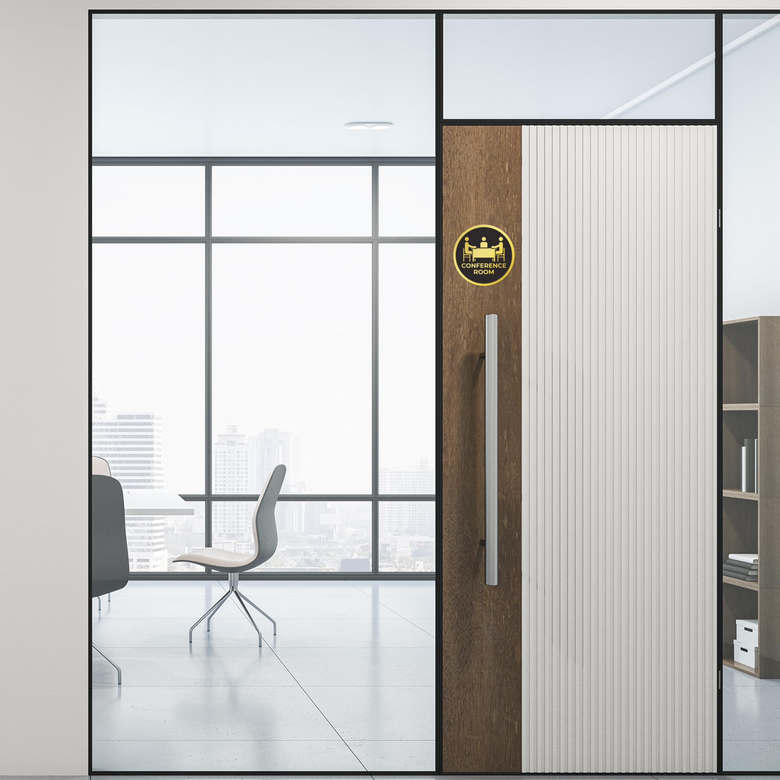Goelite Acrylic Conference Room Sign Board For Stores, Café, Hotel, Restaurant, Business, Shop Self-Adhesive And Waterproof Size : 6 Inch Set of 1 Sign Board (conference room) 1