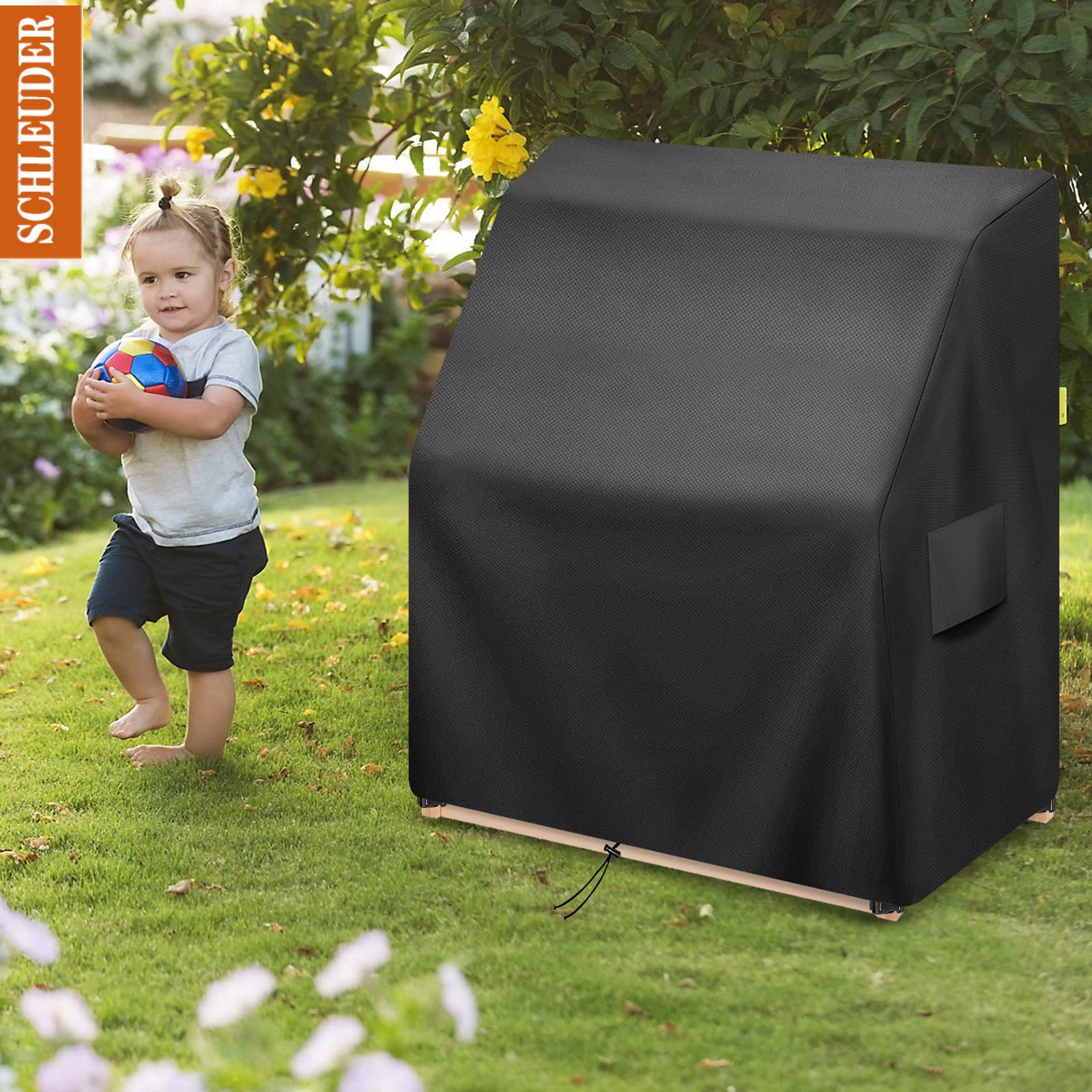 Matschküche Abdeckung Wasserdichte 90Lx50Bx100H cm, Matschküche Kinder Outdoor Abdeckung, für Matschküche Kinderküche Spielküche Schlammküchen, Winddicht, UV-Beständiges, Schwerlast Reißfest