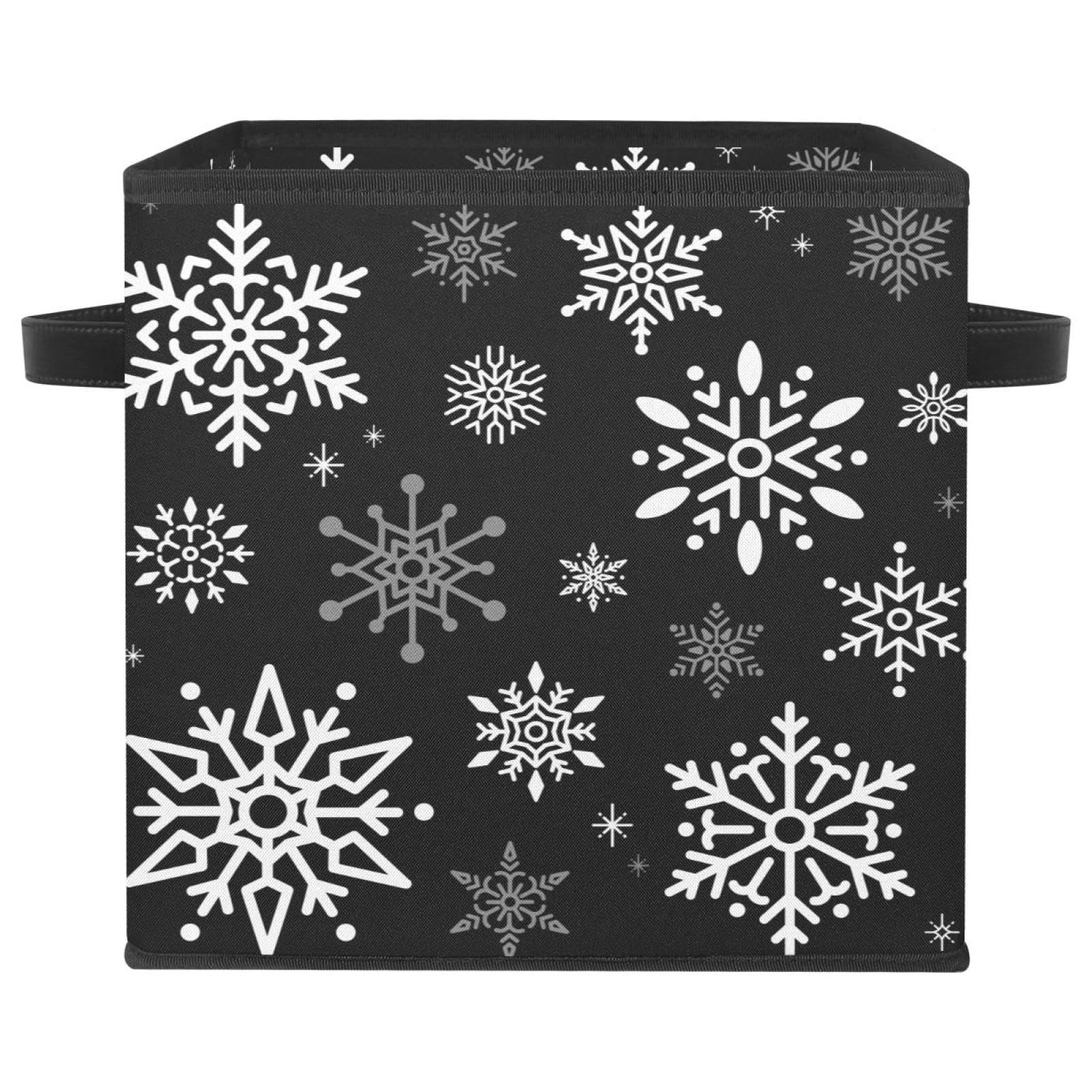 Boîte de rangement pliable cube avec poignées solides pour livres et vêtements légers