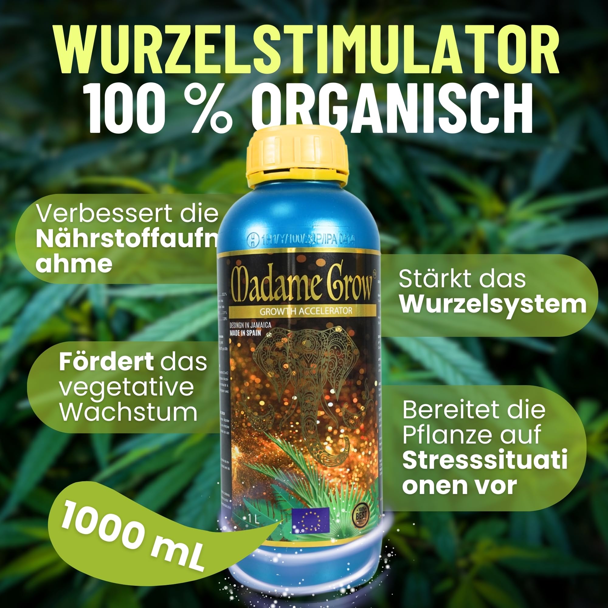 MADAME GROW dnger pflanzen - dnger pflanzen - dnger pflanzen grn -  dnger pflanzen grn - substrat pflanzen grn - dnger fr pflanzen -  universal ...