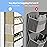 Yecaye 2 Pack Over the Door Organizer, 35.2lbs Load Toy Stuffed Animal Storage, Swing-proof Hanging Bathroom Organizers and Storage for Nursery Newborn Baby Essential Stuff Dorm Room Essentials Beige