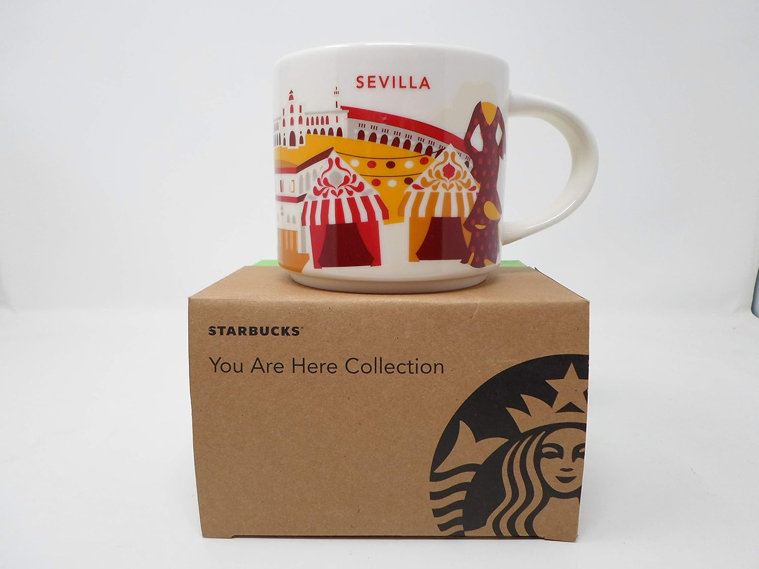 Starbucks Sevilla Coffee Mug You Are Here Collection 16 fl oz/473 ml