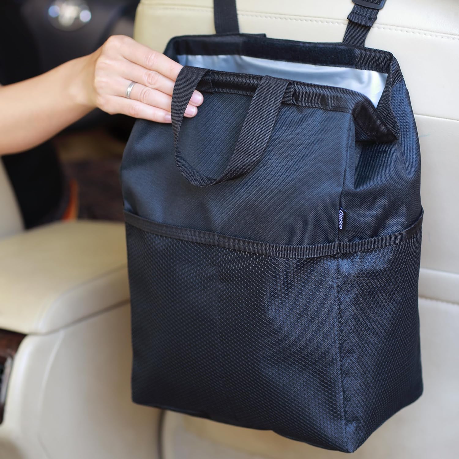 Ginsco New Leak-Proof Travel Car Trash Bag