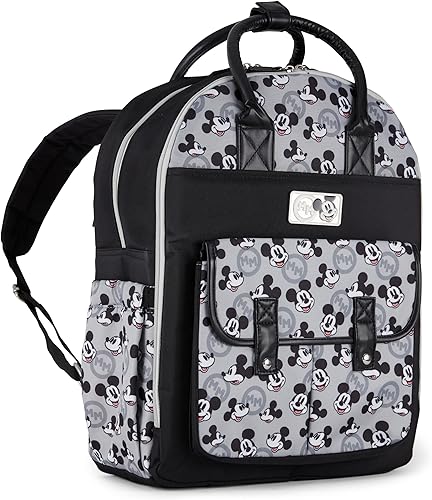 Disney Cudlie - Mochila para pañales para mamás, mochila grande y espaciosa para pañales de viaje para bebé, niño y niña, bolsa de bebé