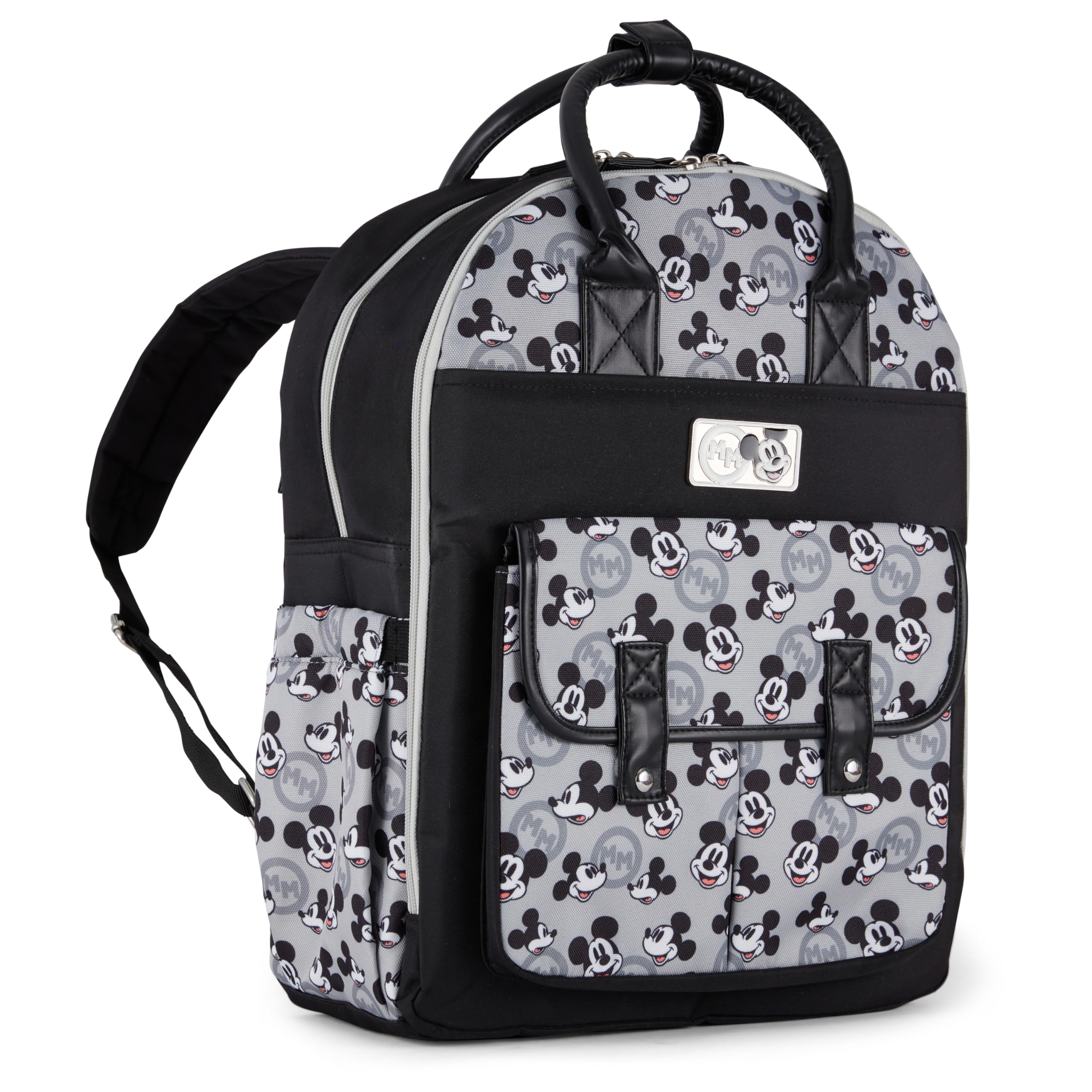 Disney Cudlie Backpack Diaper Bag for Moms | Large Spacious Travel Diaper Backpack for Baby Boy and Girl | 16-Inches Height Multi-Functional Baby Bag