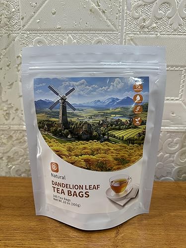 Miniatura 11 de Bolsas de té de hoja y raíz de diente de león orgánico, té de raíz de diente de león tostado, sin cafeína, bolsa resellable, 30 bolsas