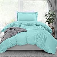 Vista 11 de Utopia Bedding - Funda de edredón de tamaño completo - Juego de 3 piezas con cierre de cremallera - 1 funda de edredón de 80x90 pulgadas y 2 fundas