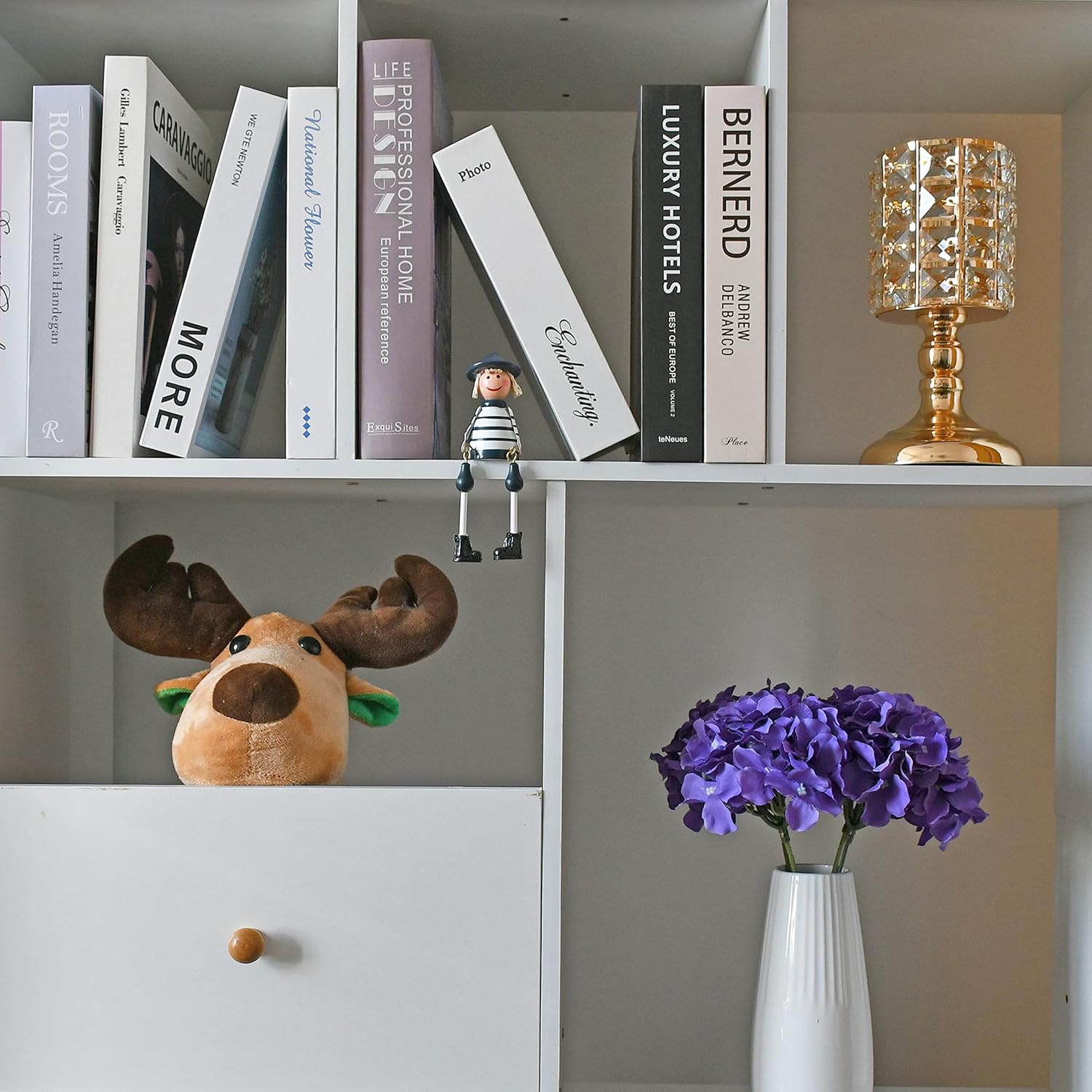 Mandy's 10 Stems Purple Silk Hydrangea Flowers – Artificial Centerpiece for Easter Wedding & Home Decor - Image 9