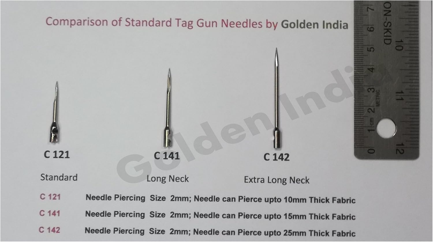 2 Arrow 9L STANDARD LONG NECK Tag Gun + 5 Spare Needles Combo Price Label Clothing Tagging Attacher with Steel Needles