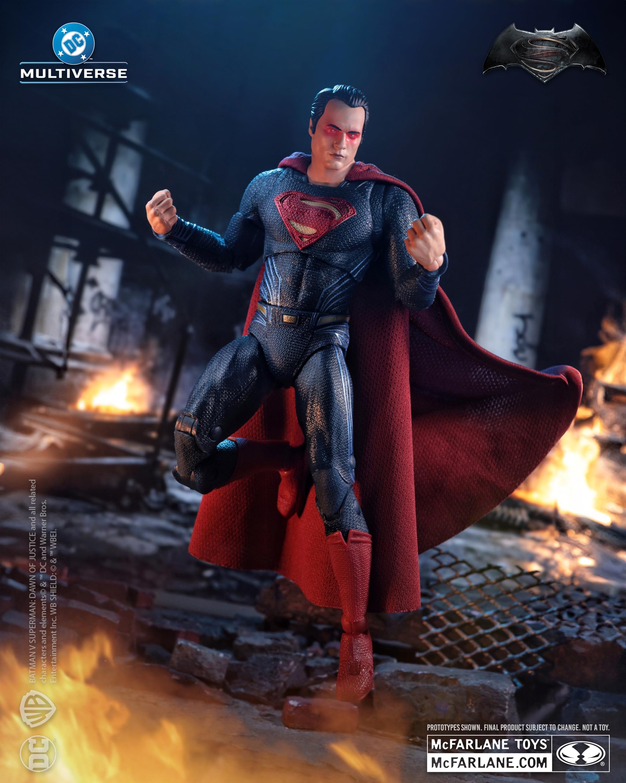 McFarlane -DC Multiverse Superman (Heat Vision) (Batman V Superman: Dawn of Justice) 7in Action Figure