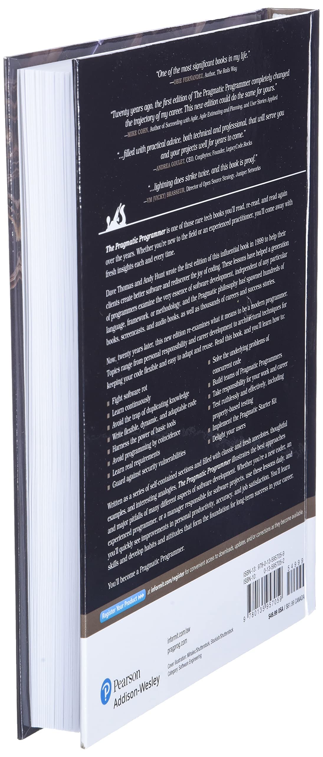 The Pragmatic Programmer: journey to mastery, 20th Anniversary Edition,  2/e: your journey to mastery, 20th Anniversary Edition : Thomas, David,  Hunt, Andrew: Amazon.de: Books