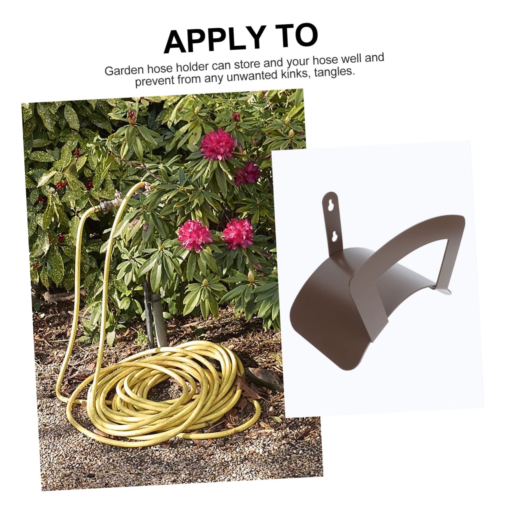 Gartenschlauchhalter mit Wandmontage aus Eisen für Kleine Gärten